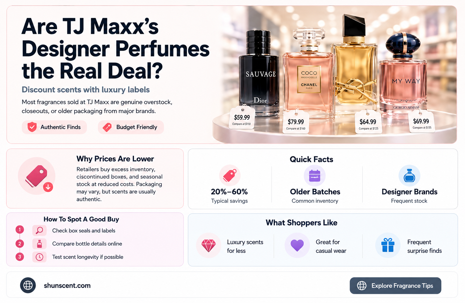 are perfumes on maxx real