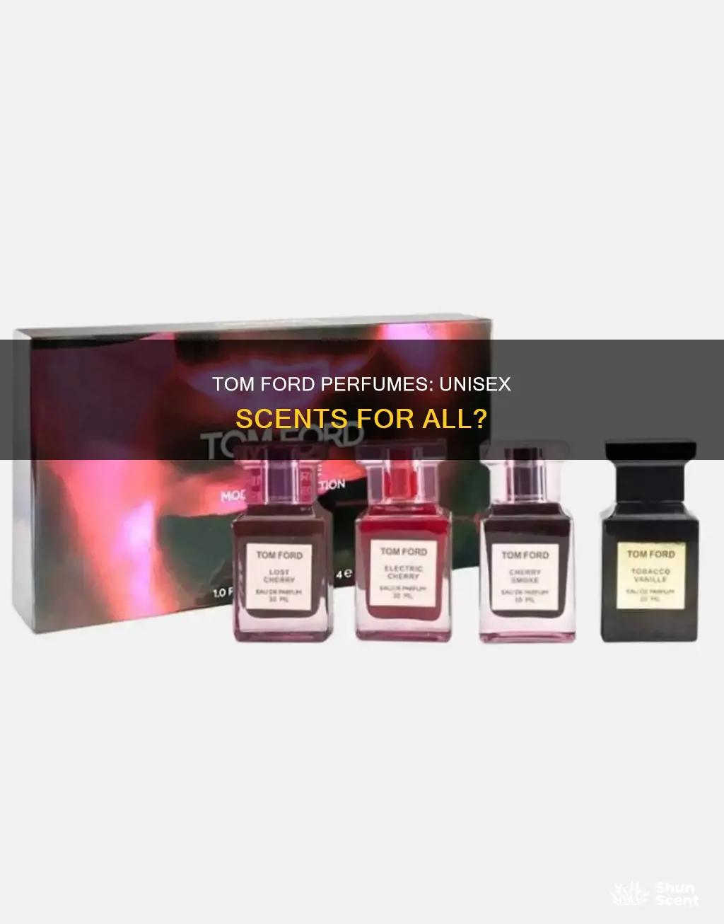 are tom ford perfumes unisex