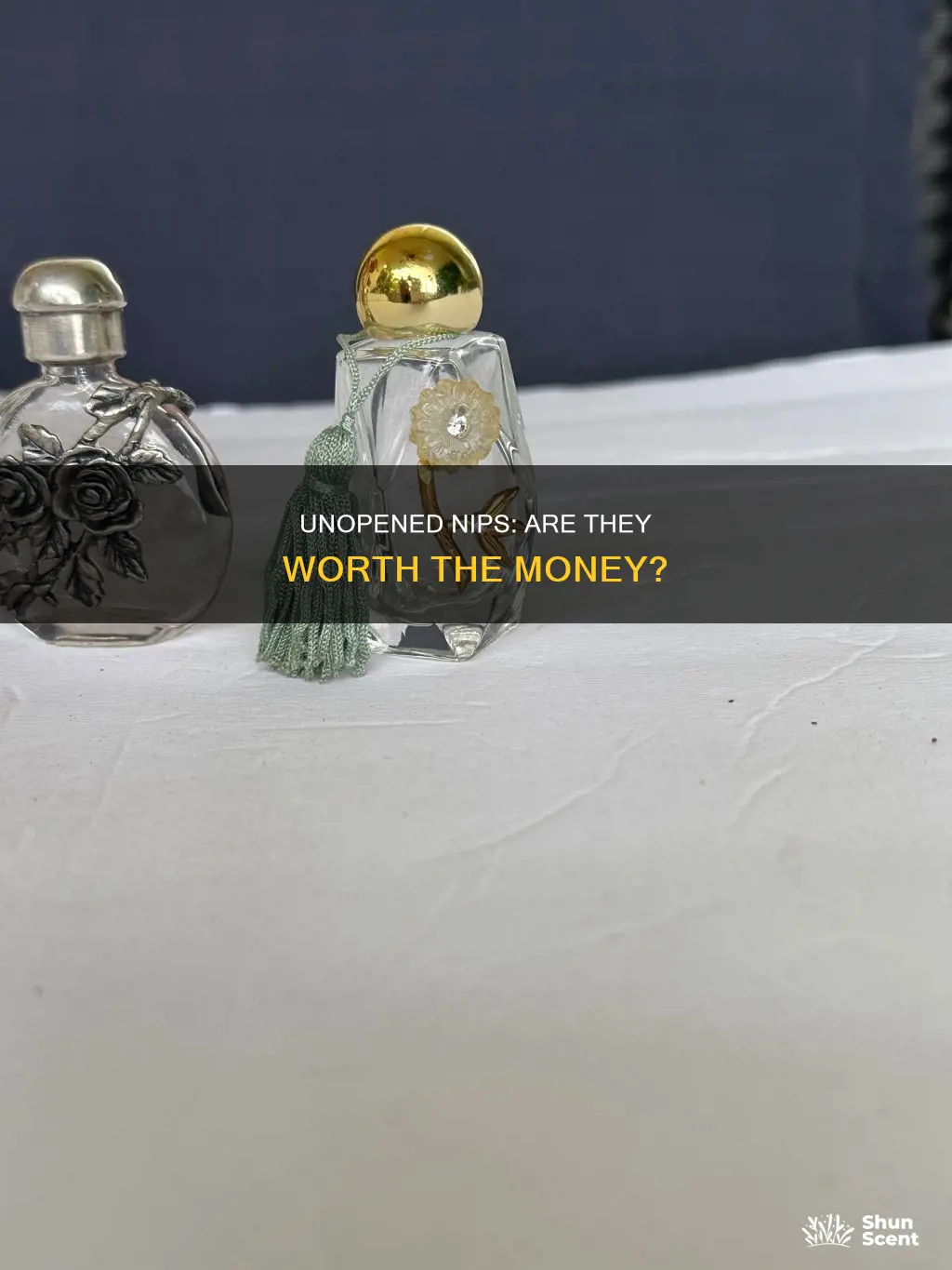 are unopened famous name perfumes packaged in nips worth anything