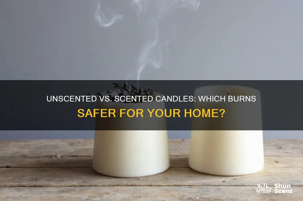 are unscented candles safer than scented ones