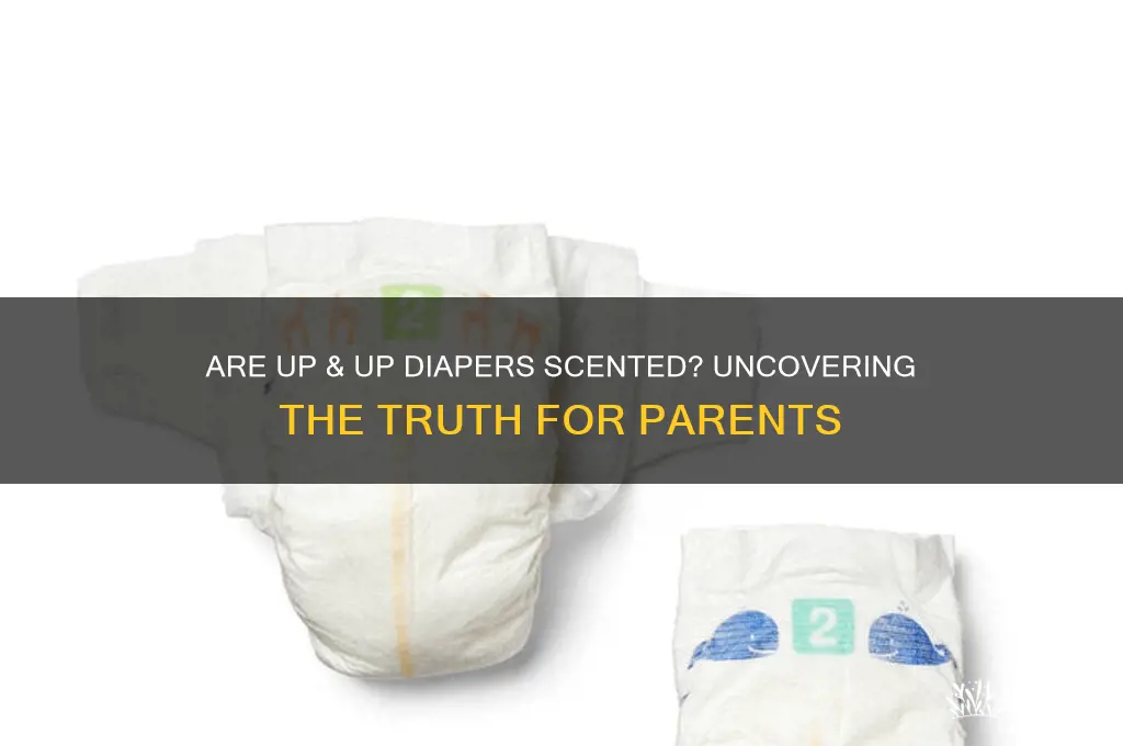 are up and up diapers scented