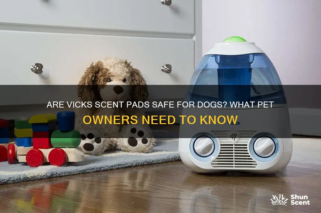are vicks scent pads safe for dogs