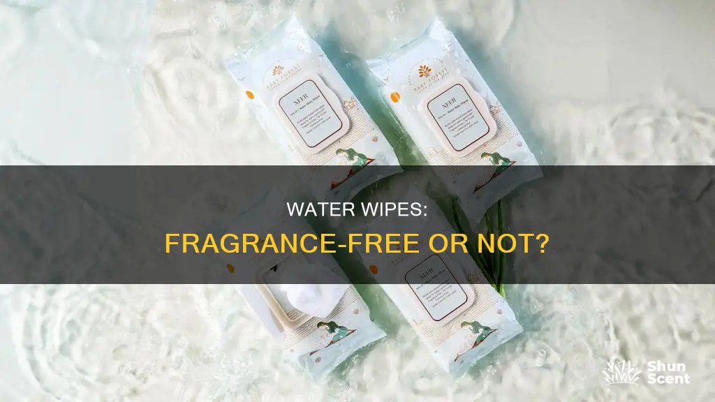 are water wipes fragrance free