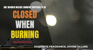 Wooden Incense Burners: Closed or Open When Burning?