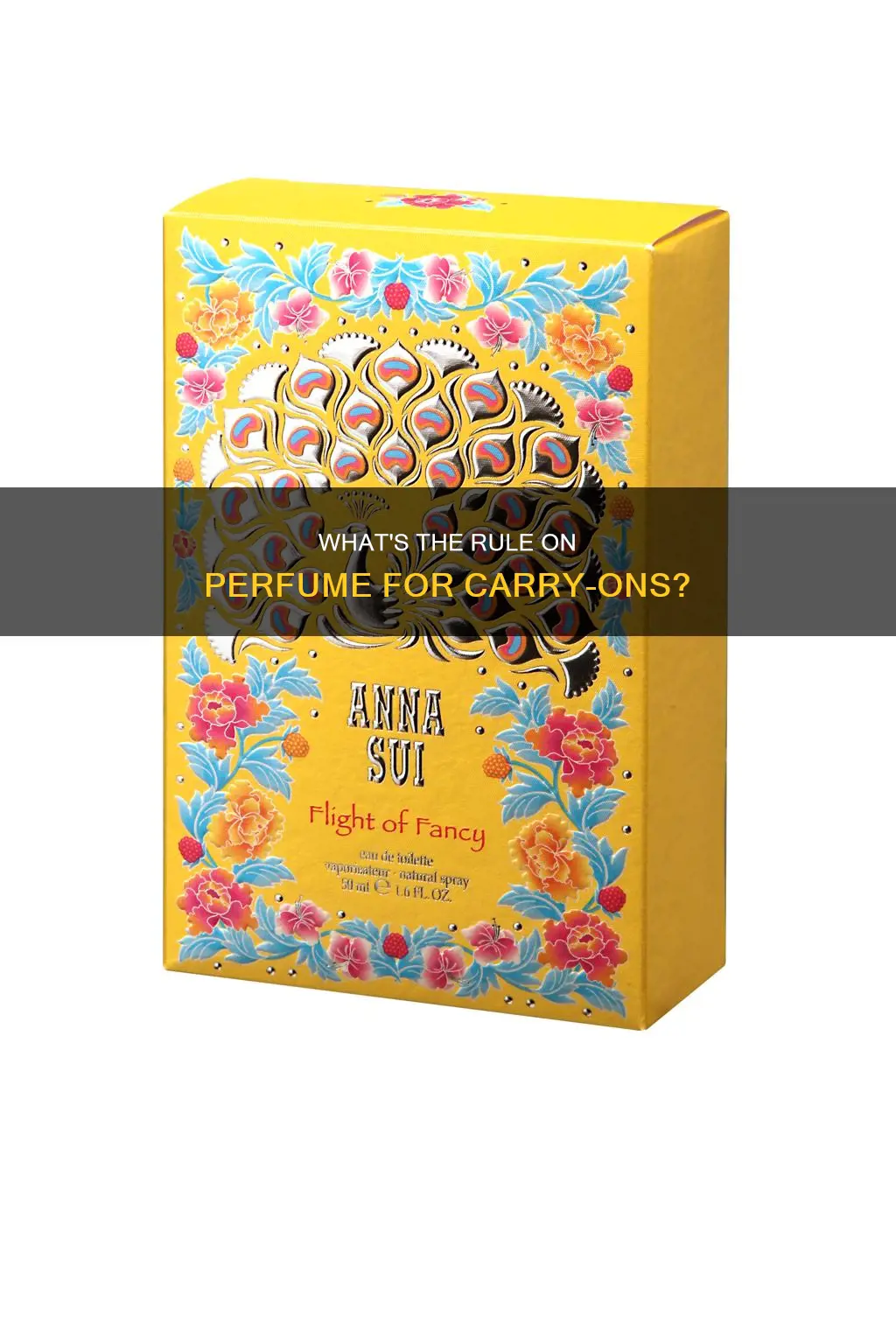 are you allowed 3 oz of perfume on an airline