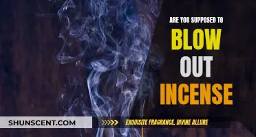 Blowing Out Incense: Good or Bad Idea?