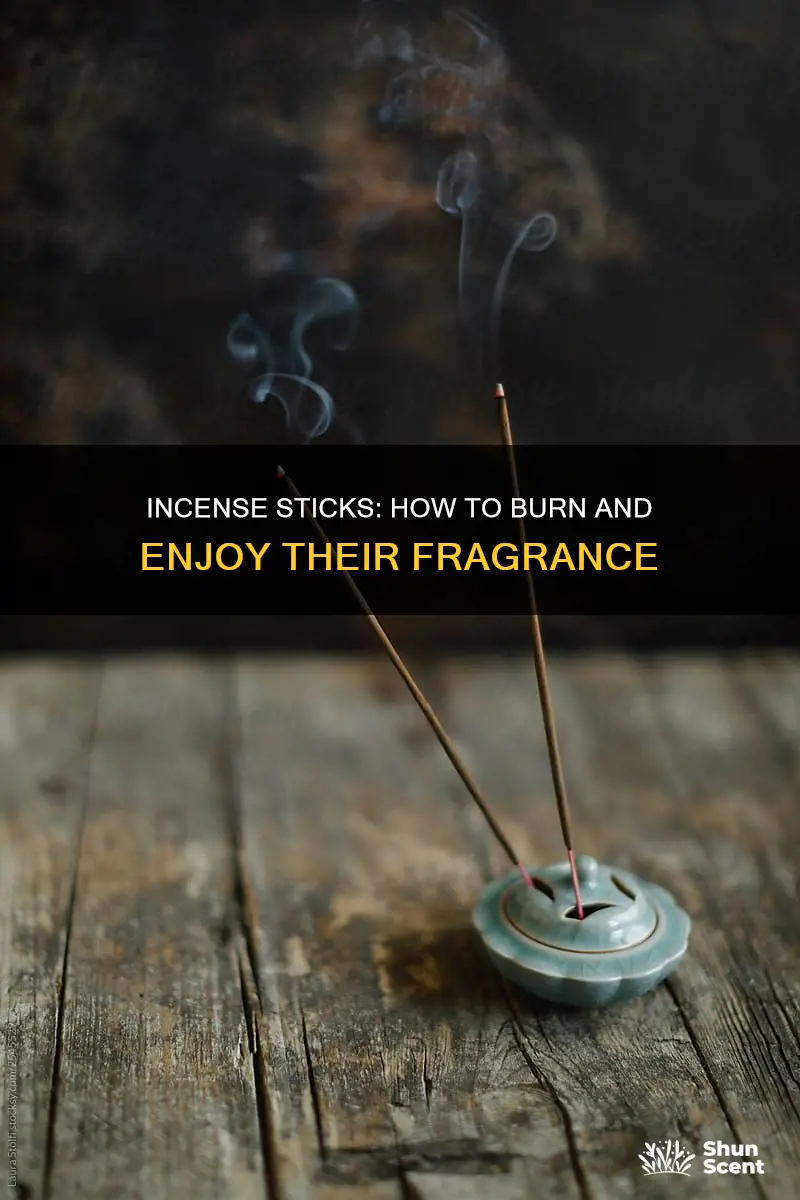 are you supposed to burn incense sticks
