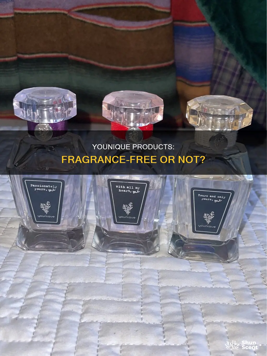 are younique products fragrance free