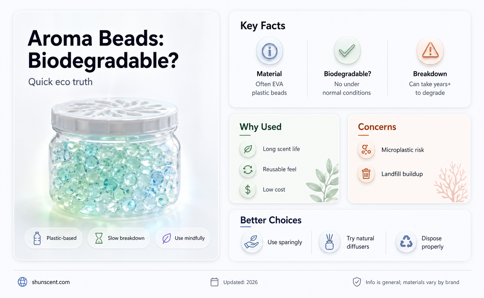 are aroma beads biodegradable