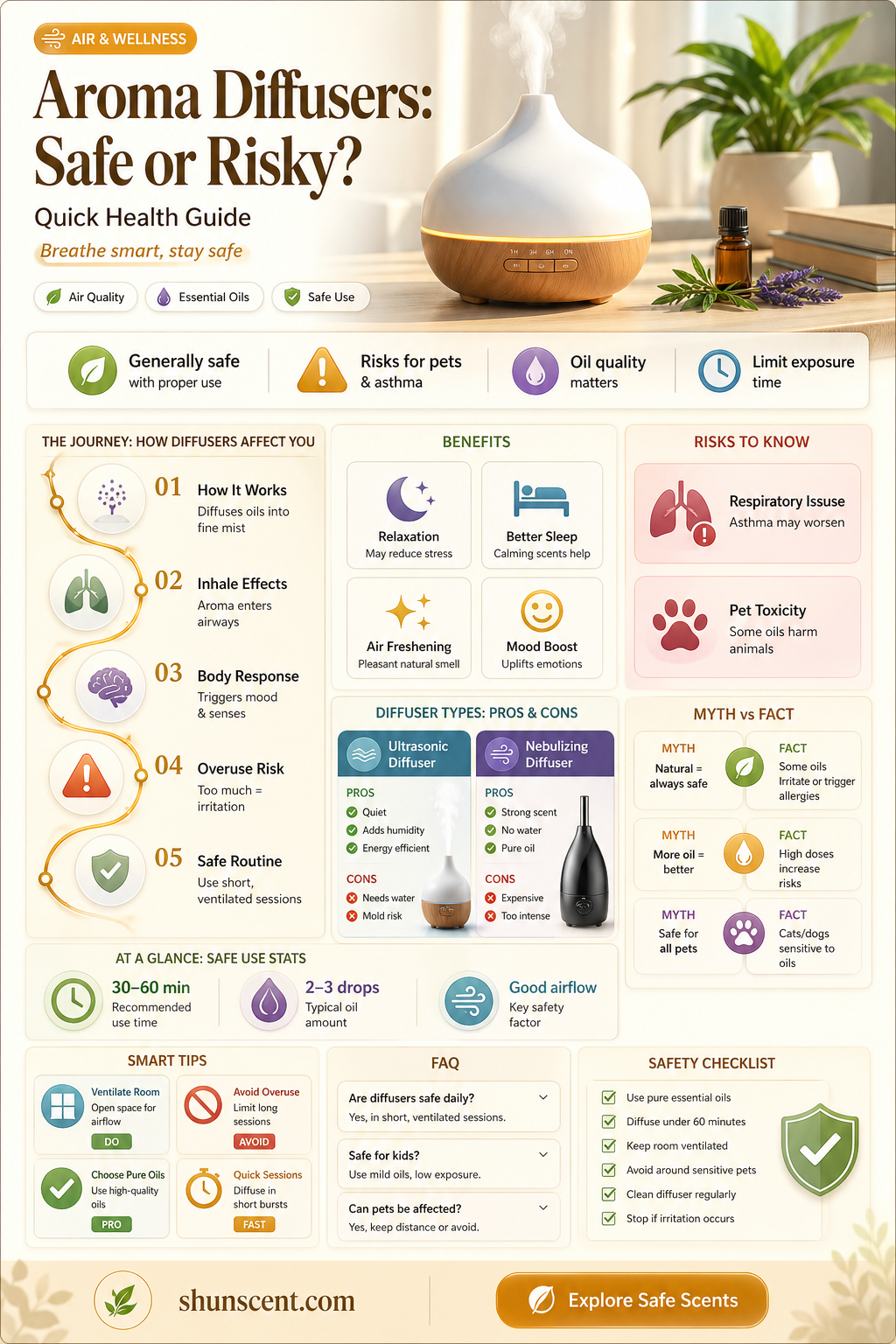 are aroma diffusers safe