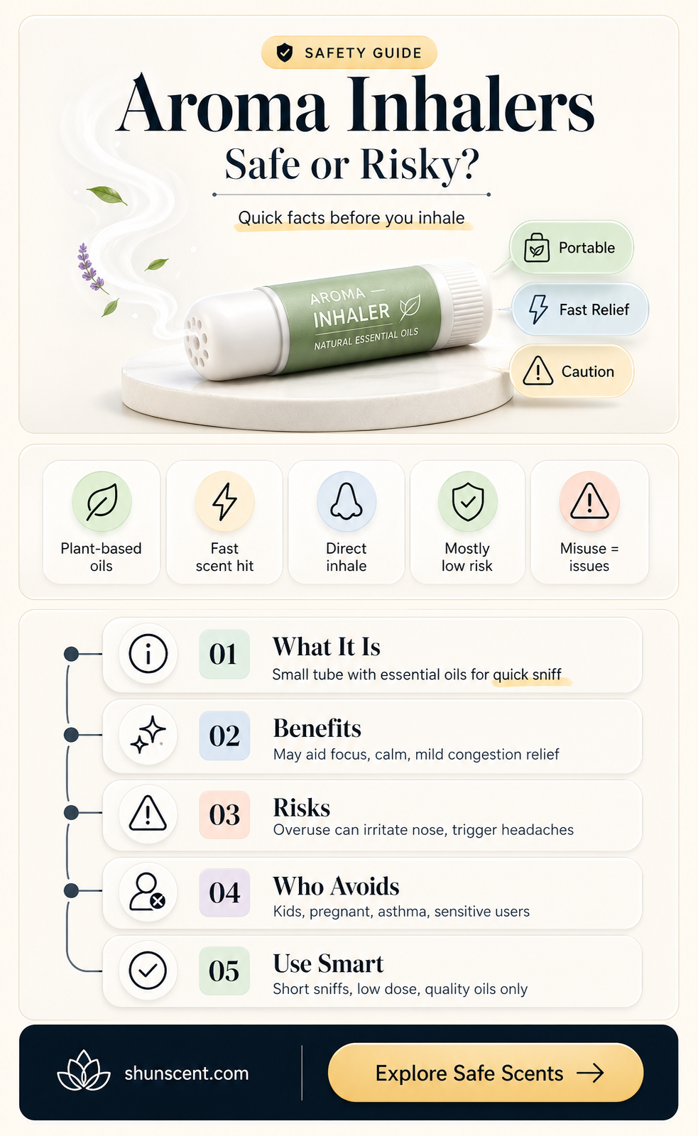 are aroma inhalers safe