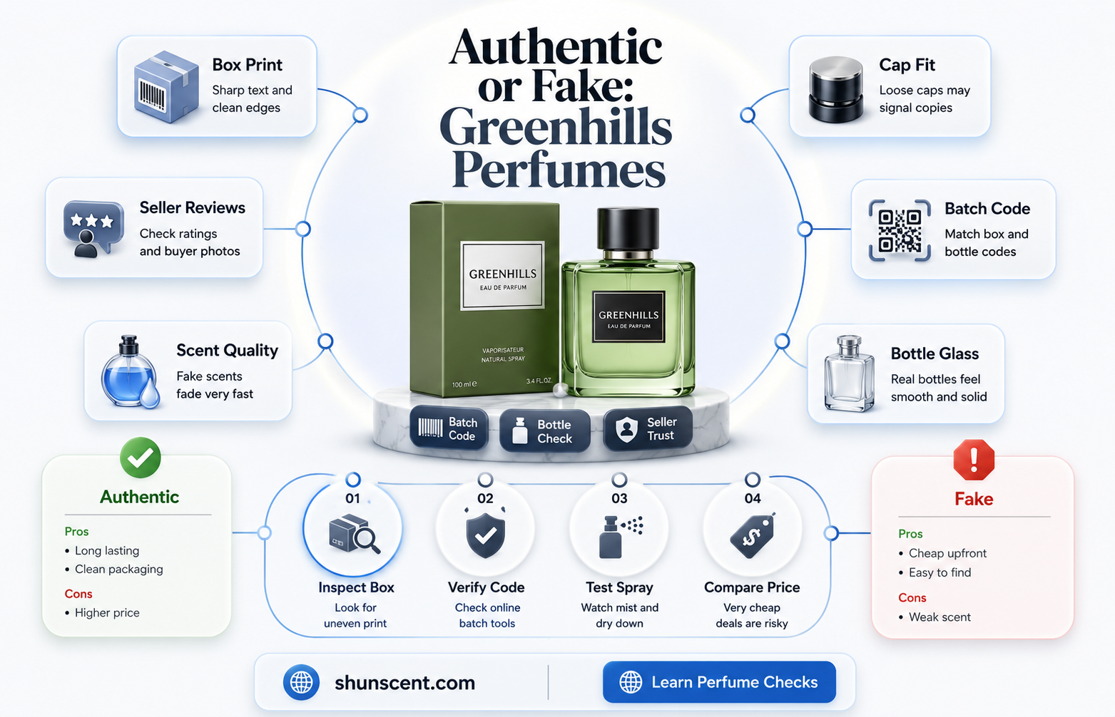 are perfumes in greenhills original