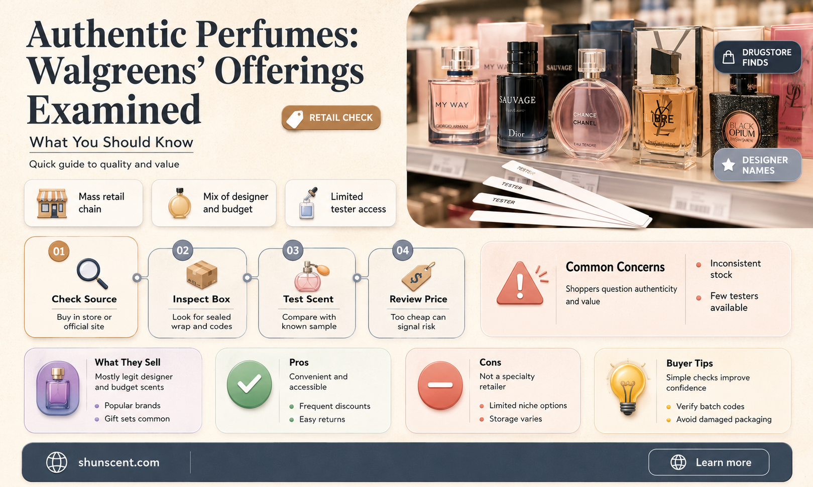 are perfumes at walgreens real