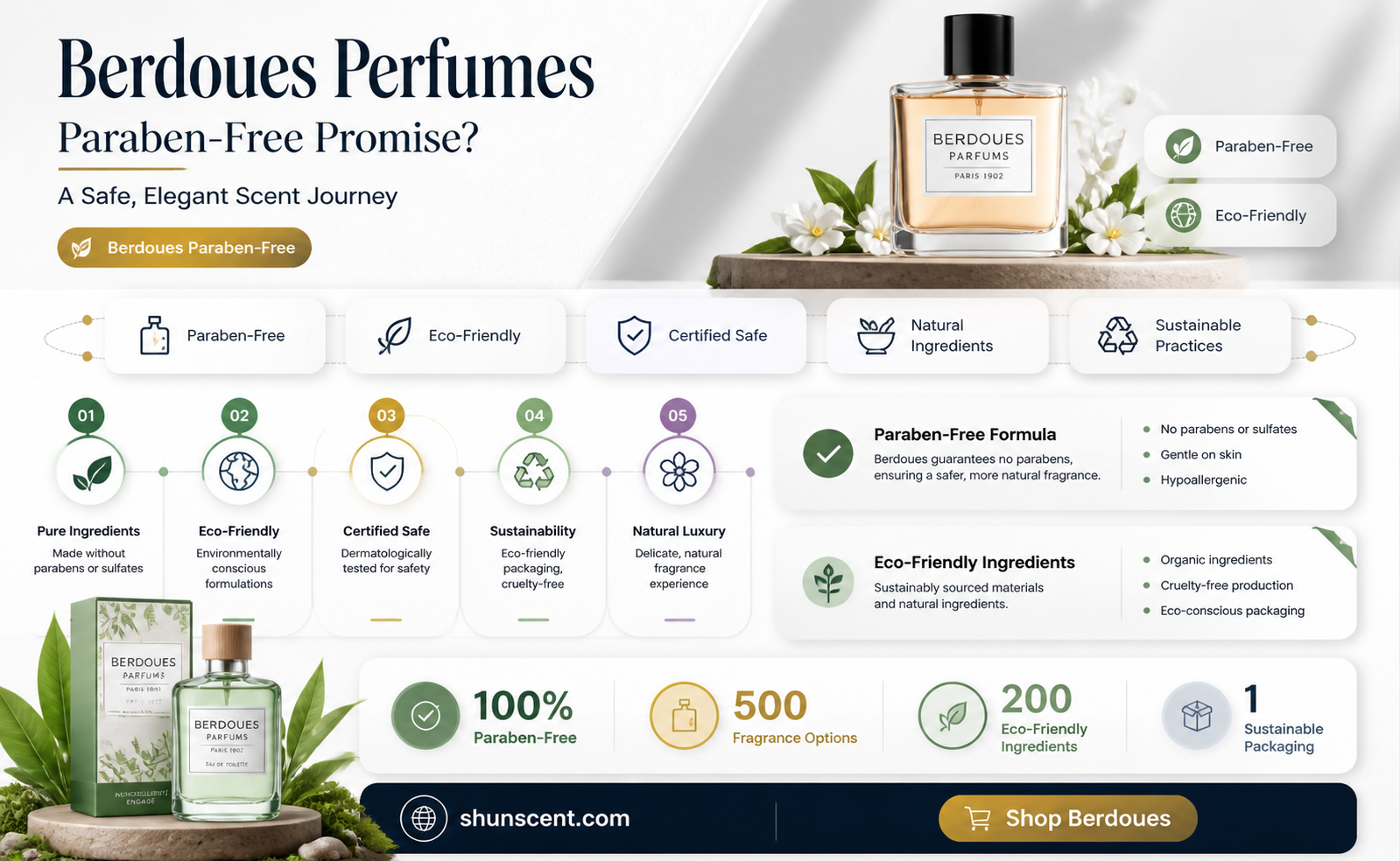 are berdoues perfume paraben free