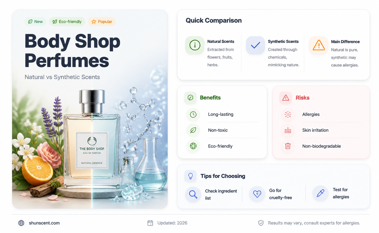 are body shop perfumes natural