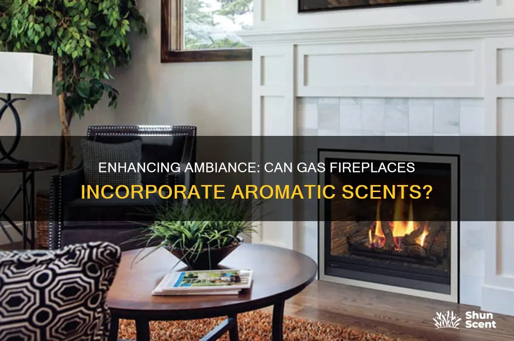 can a gas fireplace use scent