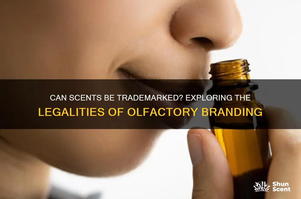 can a scent be trademarked