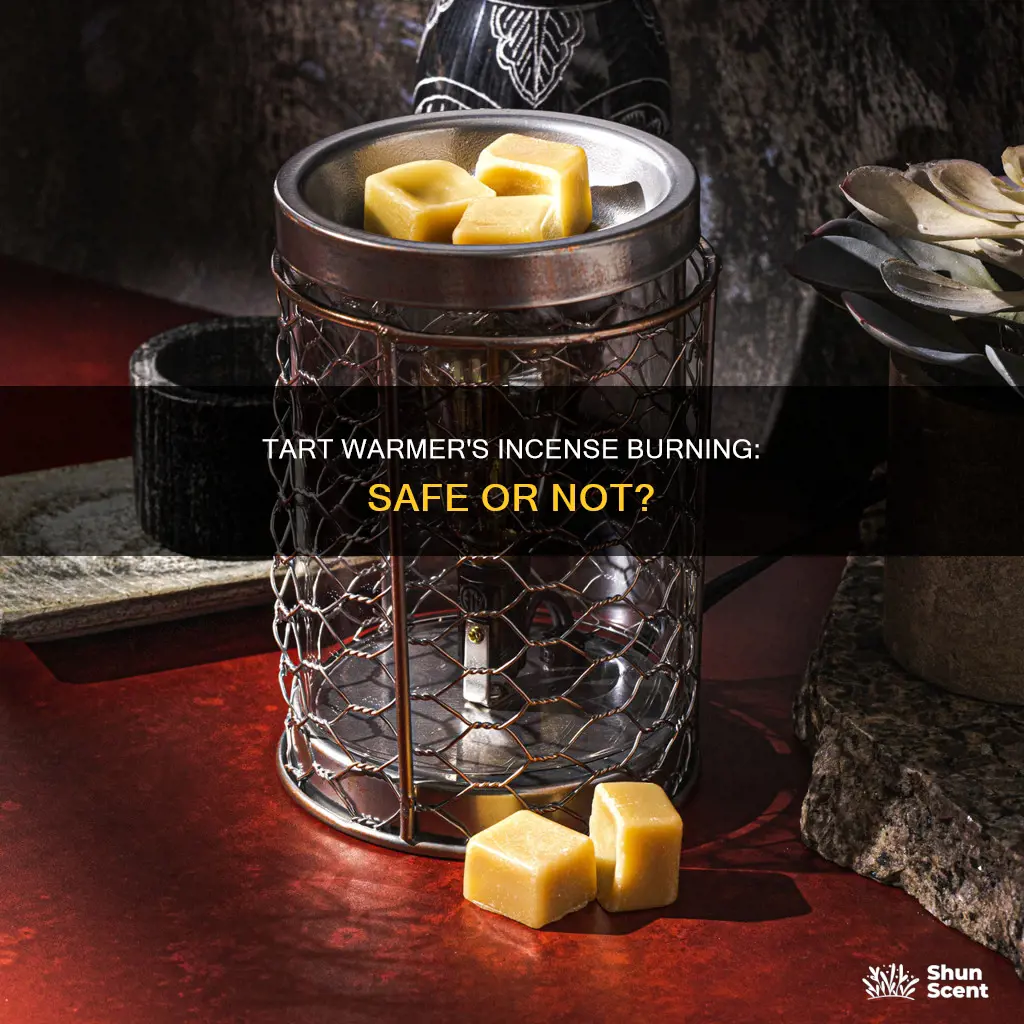 can a tart warmer burn incense