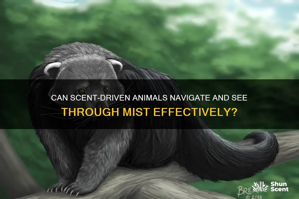 can an animal with scent see through mist