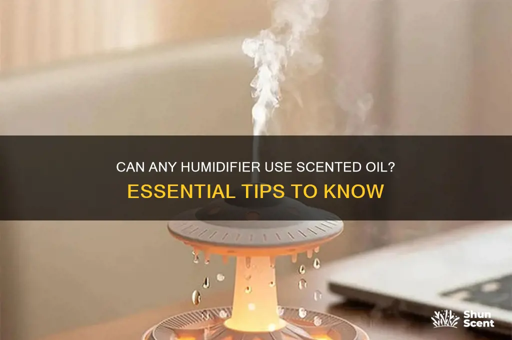 can any humidifer use scented oil