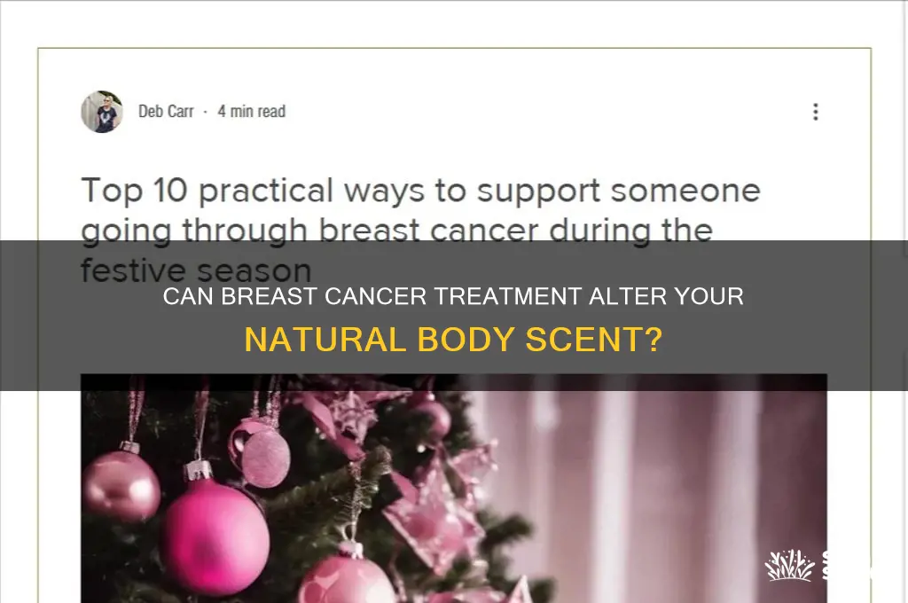 can bc change your natural scent