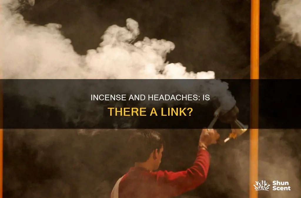 can burning incense cause headaches