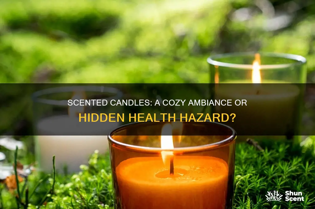 can burning scented candles spark health issues