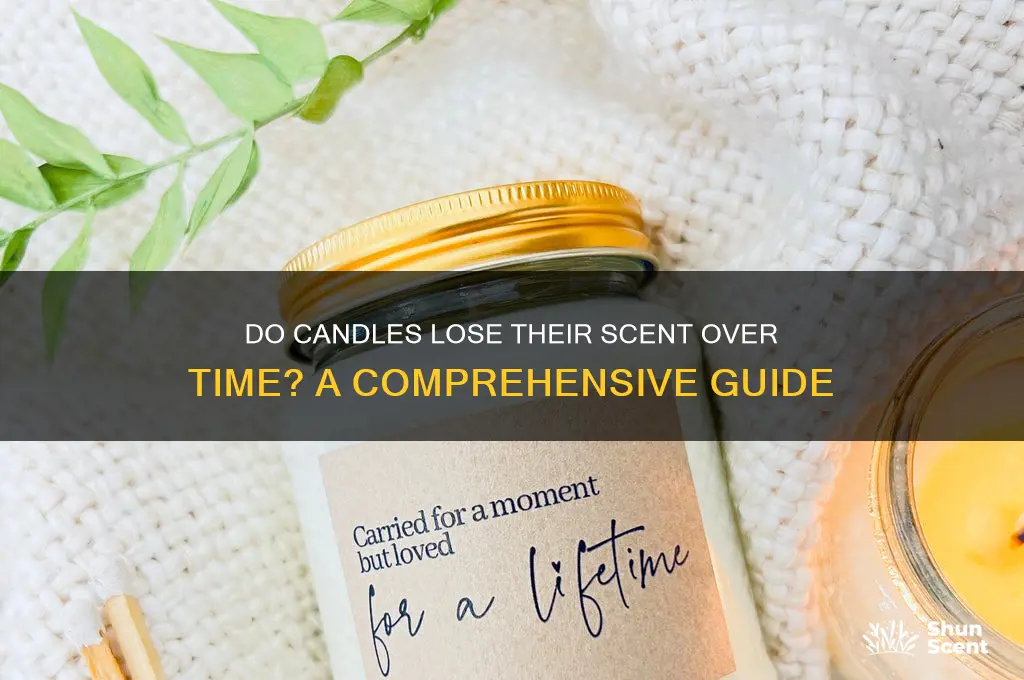 can candles lose scent