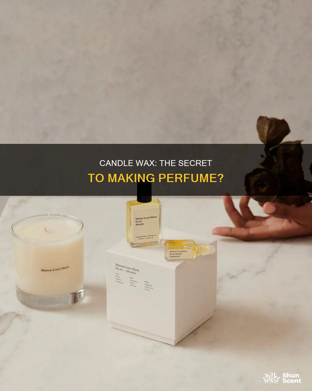 can candlewax be made into perfume