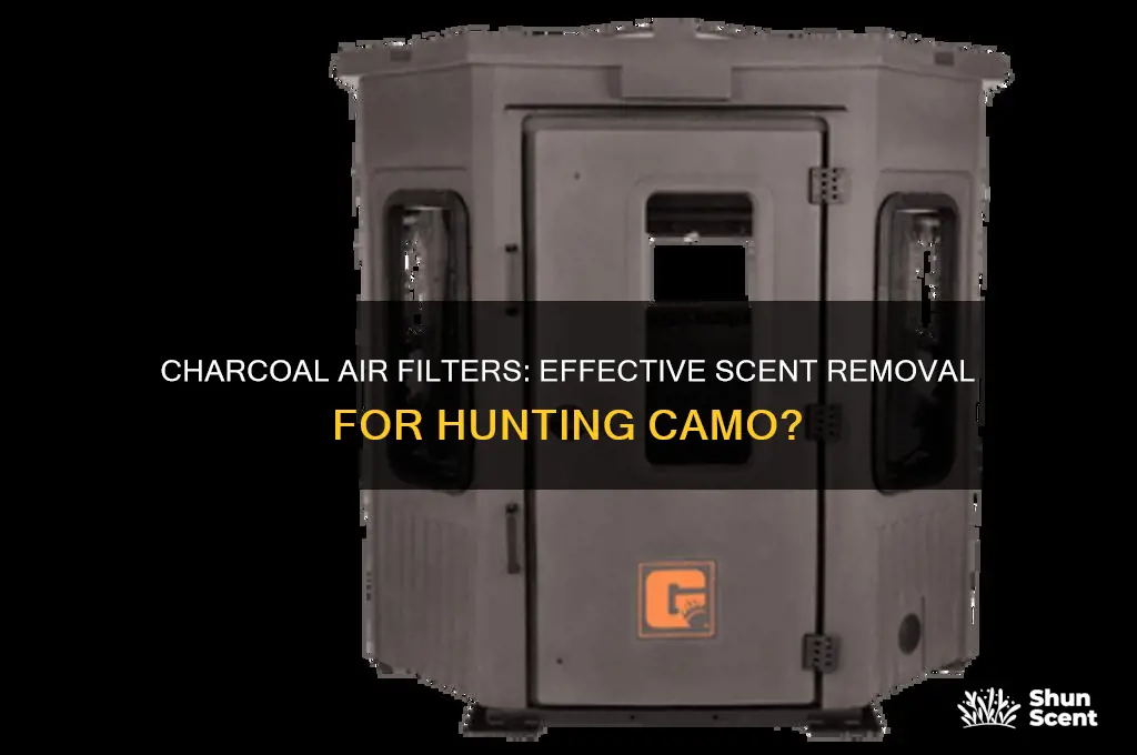can charcoal air filter remove scent from hunting camo