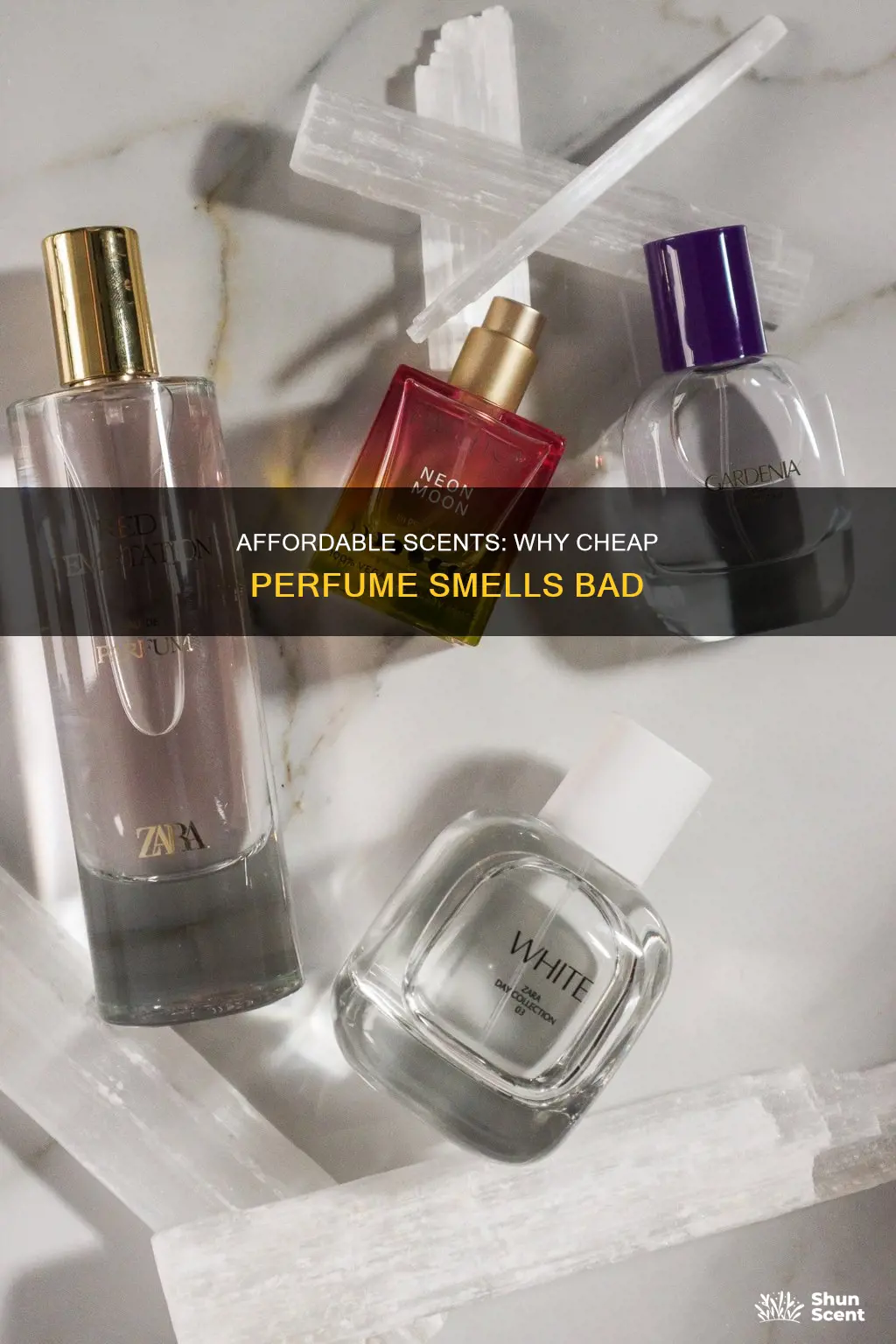 can cheap perfume smell bad