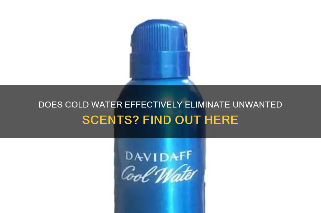can cold water remove scents