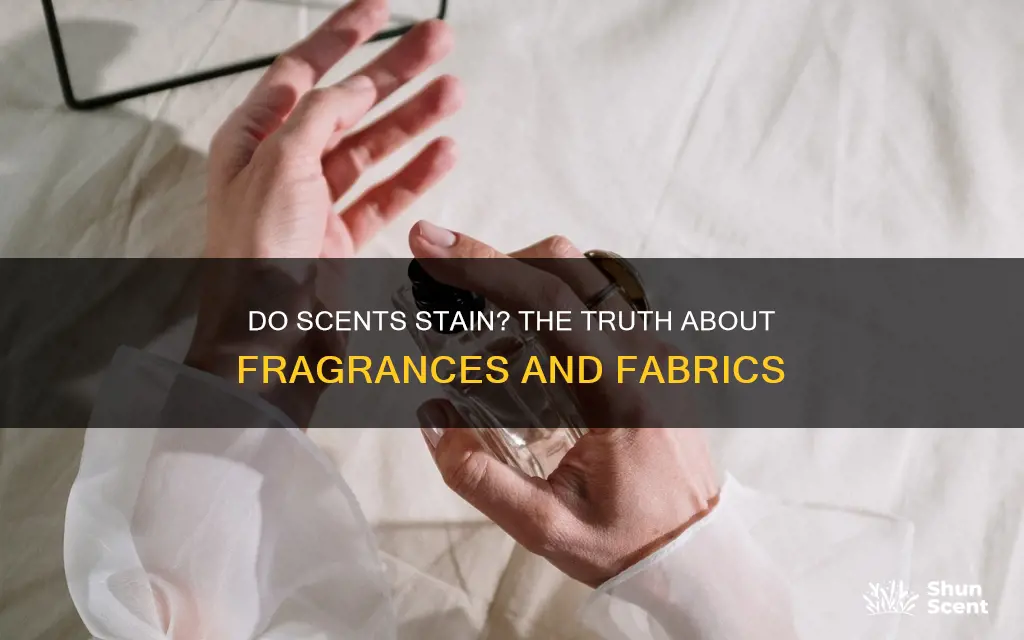 can cologne and perfume stain clothing