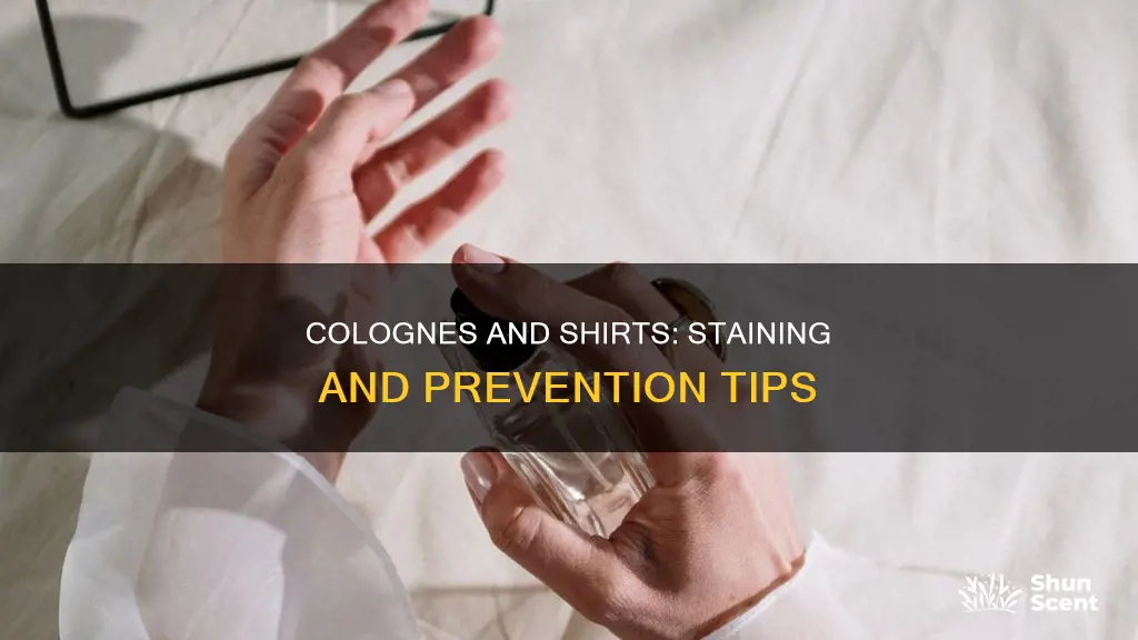 can cologne stain shirts