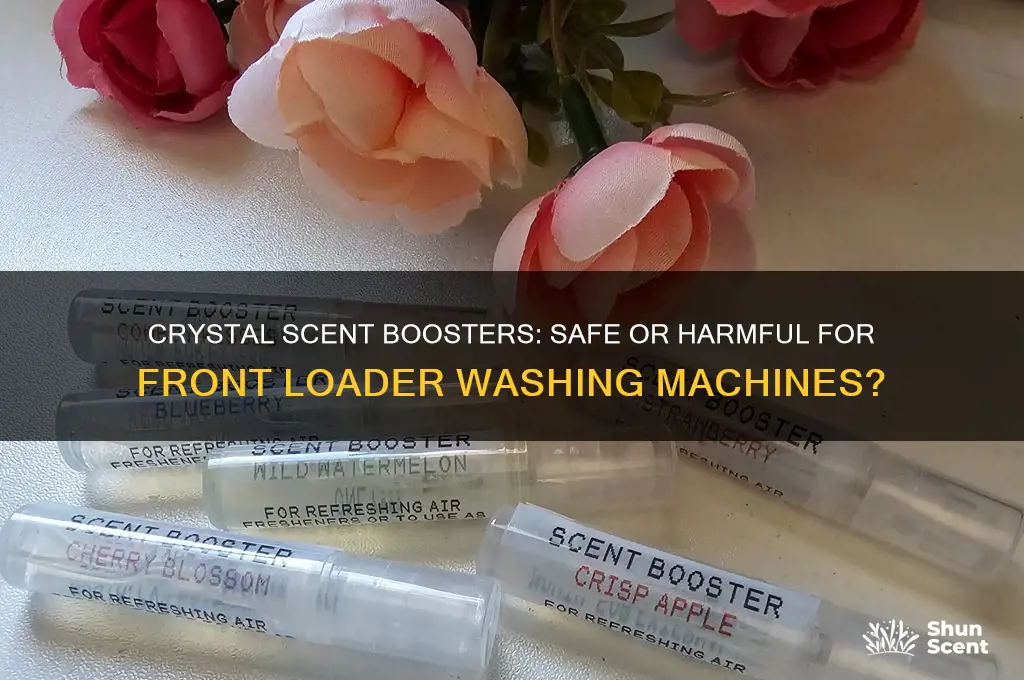 can crystal scent boosters harm my front loader washing machine