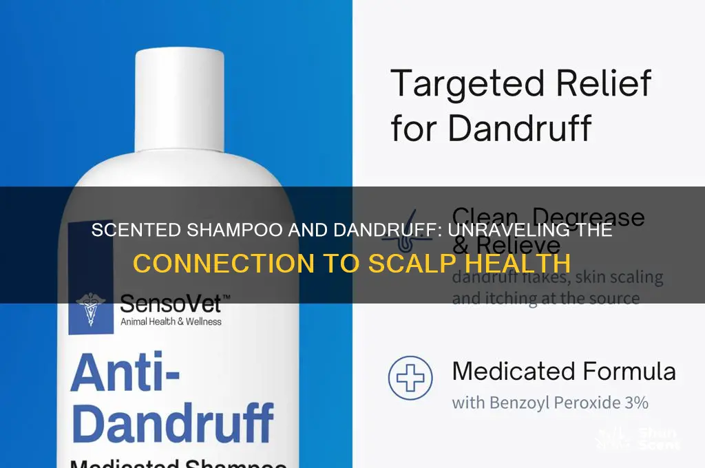 can dandruff be caused by scented shampoo