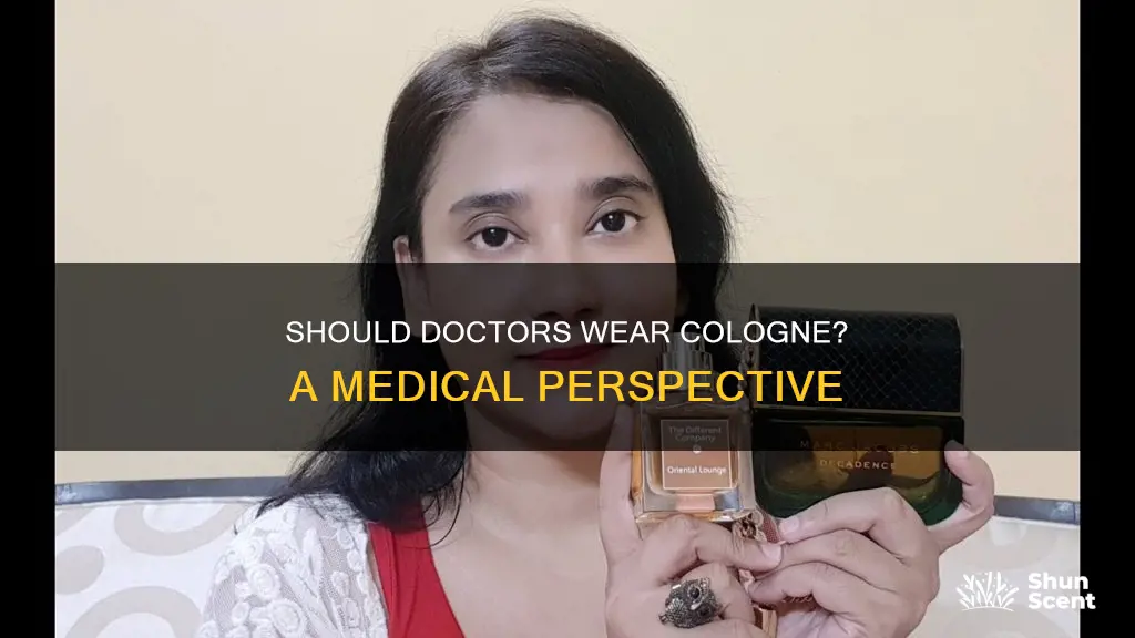 can doctors wear cologne