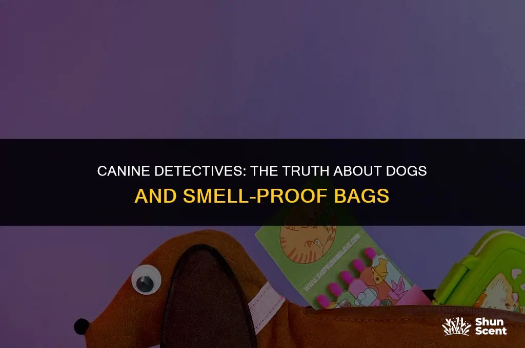 can dogs sniff through smell proof bags
