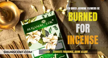 Burning Dried Jasmine Flowers: A Natural Incense Option?