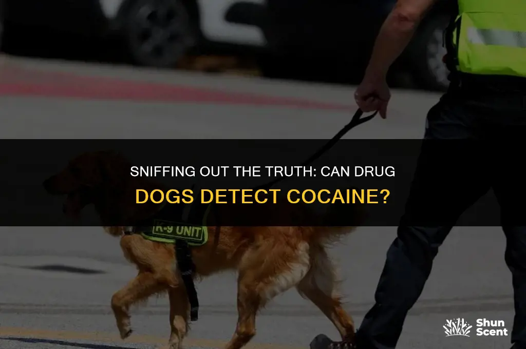 can drug dogs smell coke