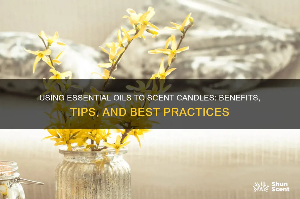 can essential oils be used to scent candles
