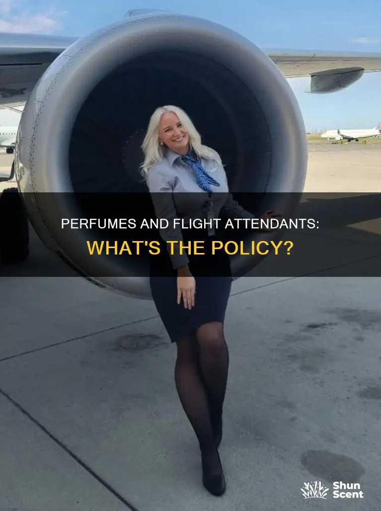 can flight attendants wear perfume