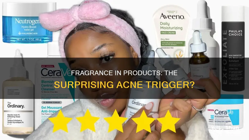 can fragrance in products cause acne