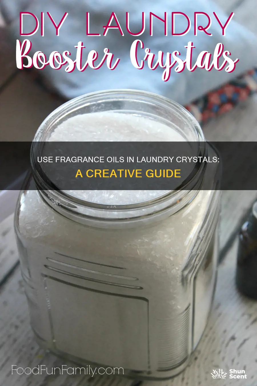 can fragrance oils be used in laundry crystals