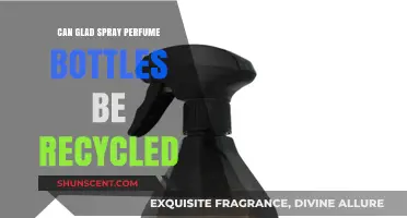 How to Recycle Glad Spray Perfume Bottles