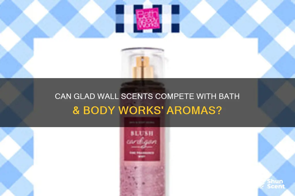 can glad wall scents fit in bath and body works