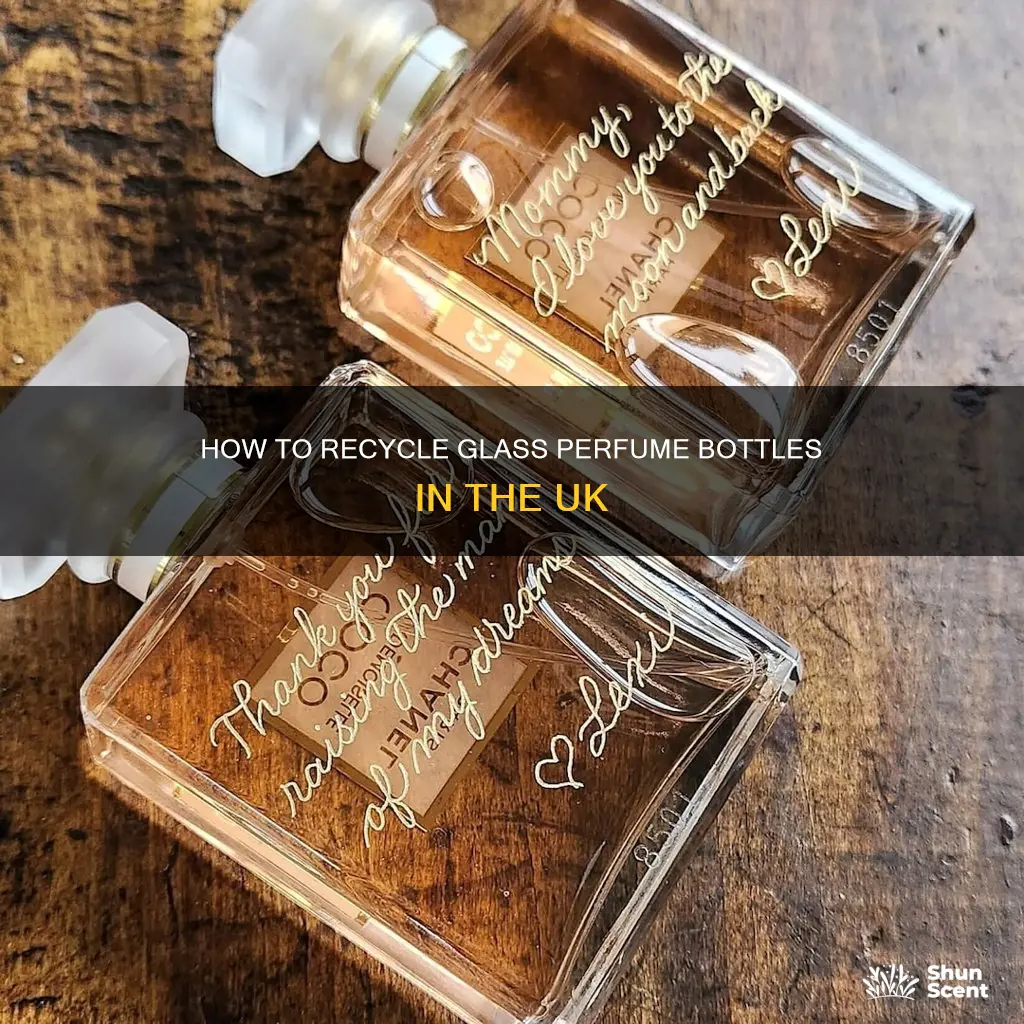 can glass perfume bottles be recycled uk