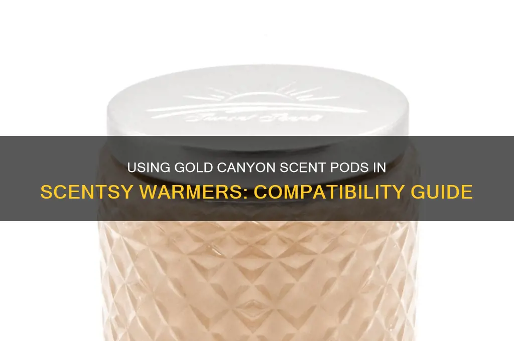 can gold canyon scent pods be used in scentsy warmers