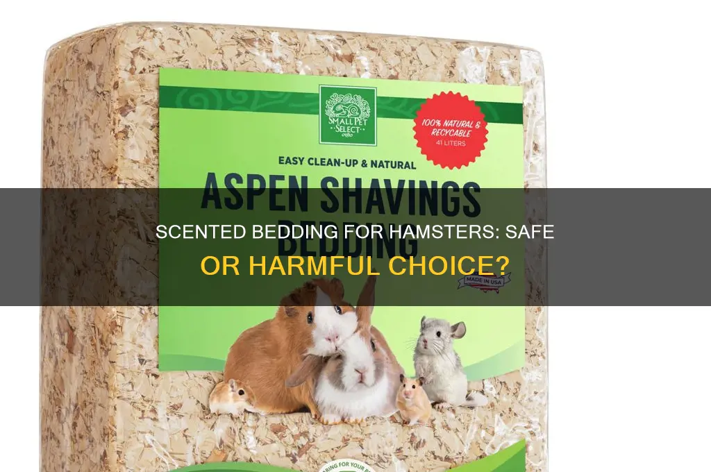 can hamsters have scented bedding