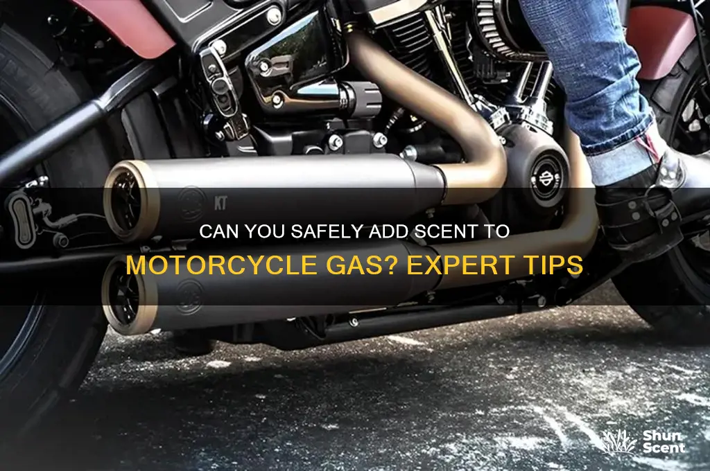can i add a scent to my motorcycle gas